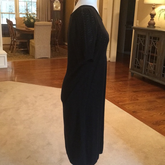 Mossimo black midi sweater dress in medium - Picture 4 of 8